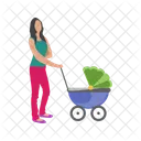 Kinderwagen  Symbol