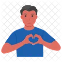 Kindness Compassion Boy Icon