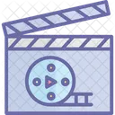 Kinematographie Filmproduktion Filmaufnahme Symbol