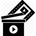 Kinematographie Filmproduktion Filmaufnahme Symbol
