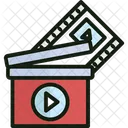 Kinematographie Filmproduktion Filmaufnahme Symbol