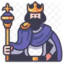 King Medieval Crown Icon