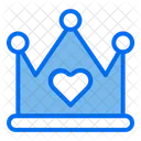 King Crown Love Icon