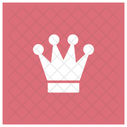 King Icon - Download in Glyph Style