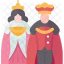 King Queen Royal Icon