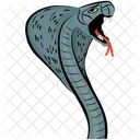 뱀 뱀 문신 코브라 아이콘