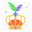 King Crown Feather Crown Royal Crown Icon