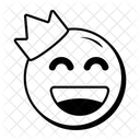 King Crown Smiley  Icon