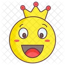 King Emoji King Expression Emotag Icon