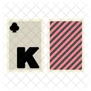 King Of Clubs Casino Poker Icon