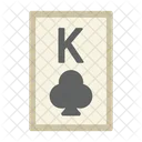 King Of Clubs Poker Card Casino Icon
