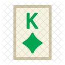 King Of Diamods Poker Card Casino Symbol