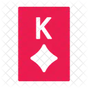 King Of Diamonds Poker Card Casino Symbol