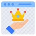 King Website Crown Website Webpage Icon