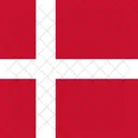 Kingdom Of Denmark Flag Country Icon