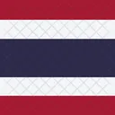 Kingdom Of Thailand Flag Country Icon
