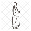 Kinhin monk  Icon