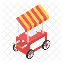 Imbissstand Verkaufswagen Lebensmittelverkauf Symbol