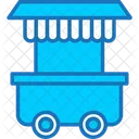 Kiosk Trolley Food Truck Icon