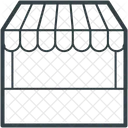 Kiosque Nourriture Stand Icône