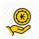 Kip Coin Business Finance Icon