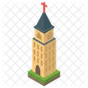 Christliches Haus Kirche Kirchengebaude Symbol