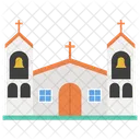 Christliches Haus Kirche Kirchengebaude Symbol