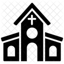 Christliches Haus Kirche Kirchengebaude Symbol