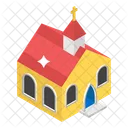Christliches Haus Kirche Kirchengebaude Symbol