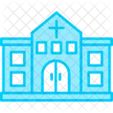 Kirche Stadtelemente Katholisch Symbol