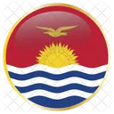 Kiribati Flag Country Icon