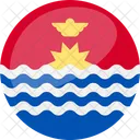 Kiribati Flag Country Icon