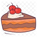 Kuchen Sahnetorte Dessert Symbol