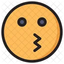Kising Face Emoji Expression Icon