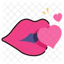 Cartoon Kiss Icon