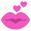 Love Lips Emoji Icon