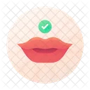 Blow Kiss Lips Icon