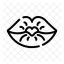 Kiss Lips Body Icon
