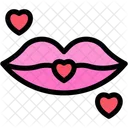 Kiss Romance Affection Icon