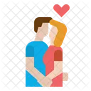 Kiss Couple Love Icon