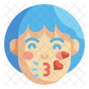 Kiss Emoji Emoticons Icon