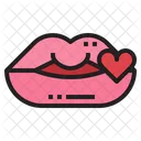 Kiss Lip Romantic Icon