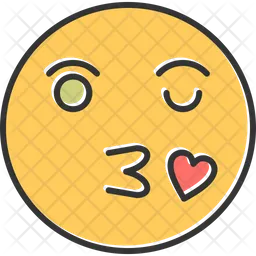 Kiss Emoji Icon