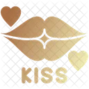 Kiss Heart Lips Icon