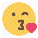 Kiss Affection Smiley Icon