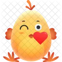 Kiss Chicken Icon
