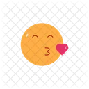 Kiss Emoji Valentines Day Valentine Icon