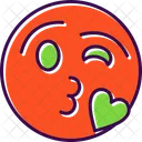 Kiss Emoji  Icon