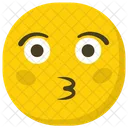 Kiss Emoji Kissing Face Emoji Icon