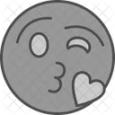 Kiss Emoji  Icon